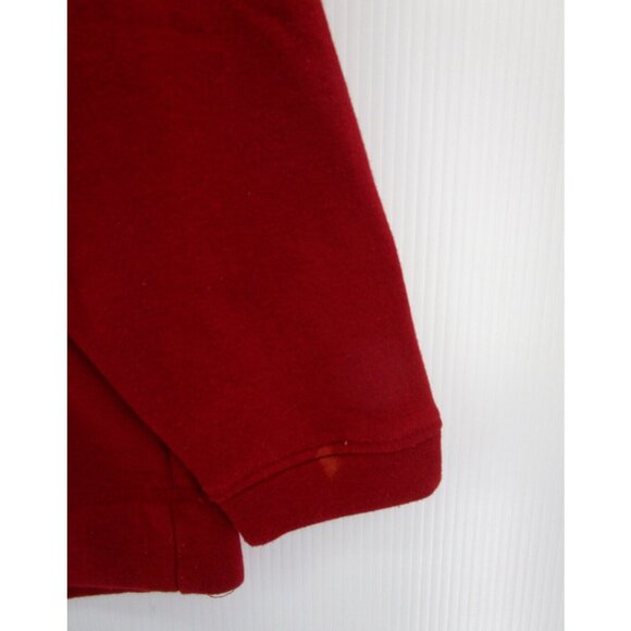 VINTAGE Sweatshirt Large Pullover 1/4 Snap Embroidered Art Chinawear * - Picture 3 of 11